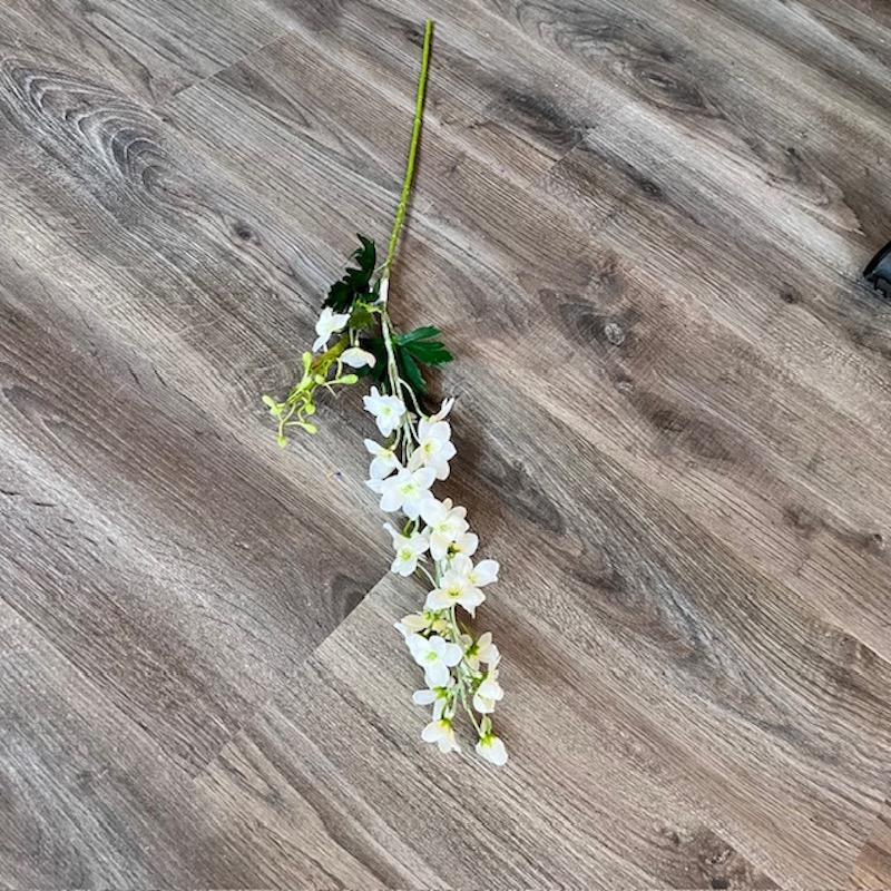Kunst Delphinium wit. afbeelding 2